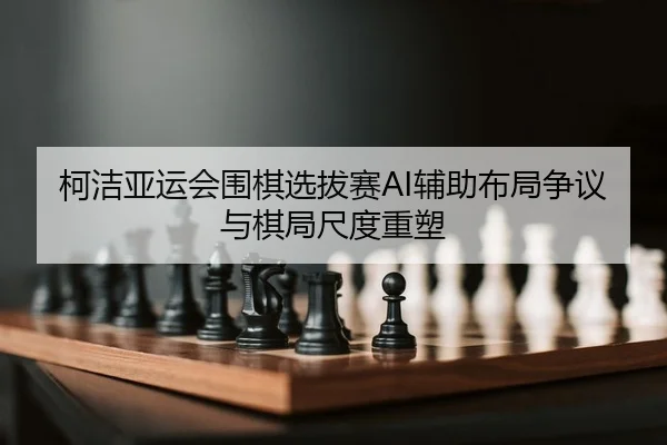 柯洁亚运会围棋选拔赛AI辅助布局争议与棋局尺度重塑